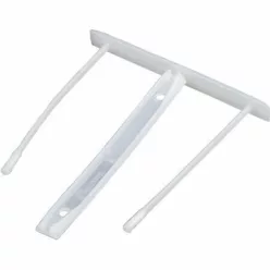   Lefűzőklip, műanyag, 85mm, Fellowes® Bankers Box, 100 db/csomag, piros
