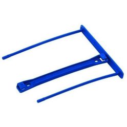   Lefűzőklip, műanyag, 100mm, Fellowes® Bankers Box Pro, 50 db/csomag, kék