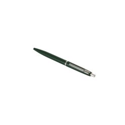  Golyóstoll nyomógombos 0,8mm, műanyag zöld test Blanka K, írásszín zöld