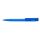 Golyóstoll nyomógombos 0,8mm, műanyag transparens kék test, Ico Star, írásszín kék