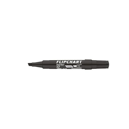 Flipchart marker vízbázisú 1-4mm, vágott Artip 12 fekete