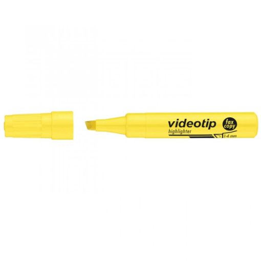 Szövegkiemelő 1-4mm VIDEOTIP ICO 25 db /doboz sárga