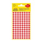 Etikett címke, o8mm, jelölésre, 4 ív/doboz, Avery piros