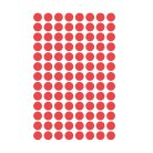 Etikett címke, o8mm, jelölésre, 4 ív/doboz, Avery piros