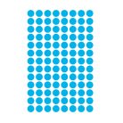 Etikett címke, o8mm, jelölésre, 104 címke/ív, 4 ív/doboz, Avery kék