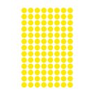 Etikett címke, o8mm, jelölésre, 104 címke/ív, 4 ív/doboz, Avery sárga