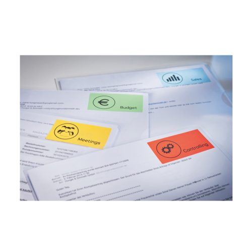 Etikett címke, 70 x37mm, univerzális, 24 címke/ív, 100 ív/doboz, Avery piros