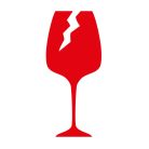 Etikett címke, piktogram Törékeny, óvatosan kezelendő! 74 x100mm,tekercses, 200 címke/doboz, Avery piros