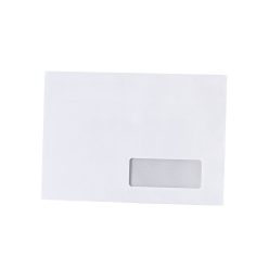   Boríték LC6/5 enyvezett bélésnyomott jobb ablakos 35x90mm 114x229mm J28A20 Bluering® fehér