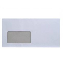   Boríték LA4 szilikonos bélésnyomott bal ablakos 35x90mm 110x220mm B20A20 Bluering® fehér