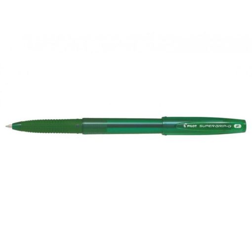 Golyóstoll 0,7 kupakos F Super Grip G Pilot, írásszín zöld
