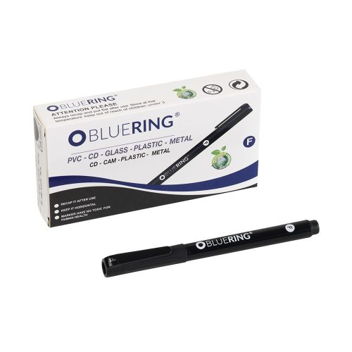 Rostirón, tűfilc alkoholos 0,5mm, OHP Bluering® F fekete