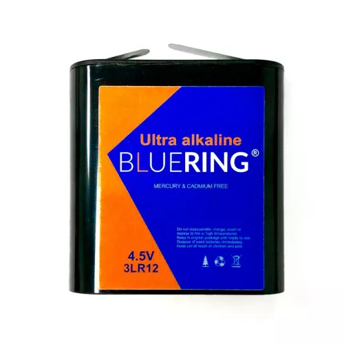 Elem 3LR12 4,5v tartós alkáli lapos elem Bluering®