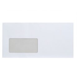   Boríték LA4 szilikonos bélésnyomott bal ablak 45x90mm 110×220mm B20A15 Bluering® fehér