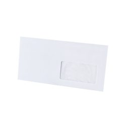   Boríték LA4 szilikonos bélésnyomott jobb ablak 45x90mm 110×220mm J20A15 Bluering® fehér