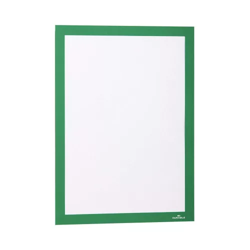 Infókeret A3, XXL csomag, 6 db/csomag, Durable Duraframe® zöld