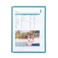 Bemutatótábla panel, A4, 5 db/csomag, Durable Sherpa zöld