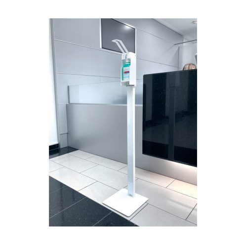 Adagoló állomás kézfertőtlenítőhöz, állványos Durable, fehér