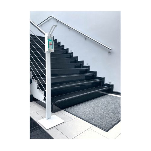 Adagoló állomás kézfertőtlenítőhöz, állványos Durable, fehér