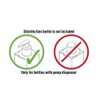 Adagoló állomás kézfertőtlenítőhöz, állványos Durable, fehér