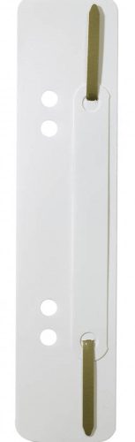 Gyorsfűző szerkezet, lefűzőlapocska, PP Durable 25 db/csomag, fehér