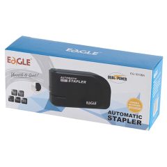   Tűzőgép elektromos 20lap, 24/6 elemmel és adapterrel is működtethető fekete EG1610 + adapterrel Eagle