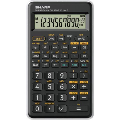 Sharp EL501TBWH számológép Tudományos (Fehér)