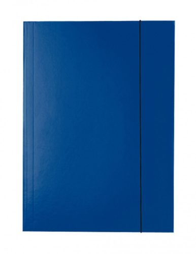 Gumis mappa A4, karton 15mm, Esselte Economy sötétkék