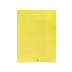 Gumis mappa A4, műanyag Bluering® sárga