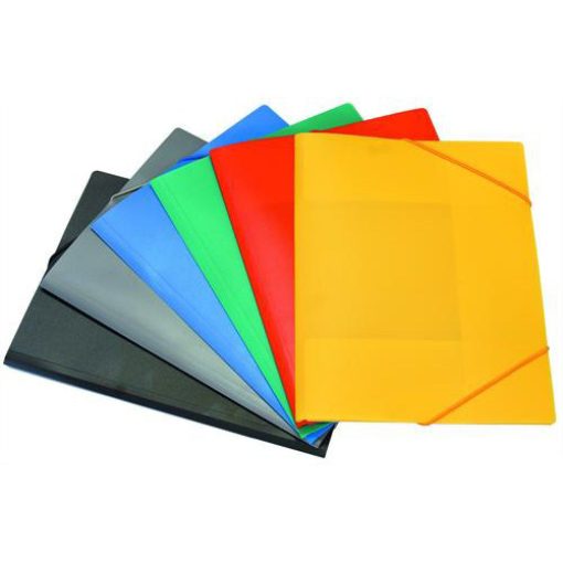 Gumis mappa A4, 300g. karton sarok gumírozással Bluering®, piros