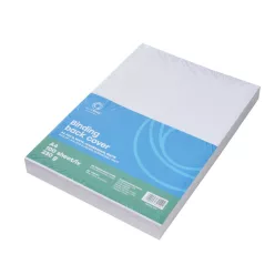   Hátlap, A4, 230 g. bőrhatású 100 db/csomag, Bluering® fehér