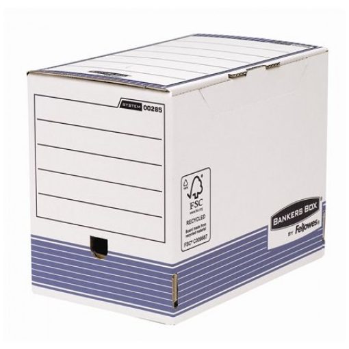 Archiváló doboz, 200 mm, "BANKERS BOX® SYSTEM by FELLOWES®", kék