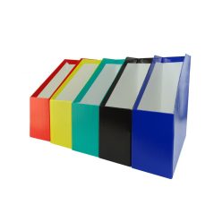 Iratpapucs 9cm, karton, lakkozott Bluering® piros