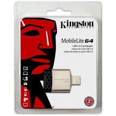   Kártyaolvasó, univerzális, USB 3.0 csatlakozás, KINGSTON "MobileLite G4"