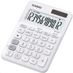   Számológép asztali 12 digit nagy kijelző Casio MS 20 UC fehér
