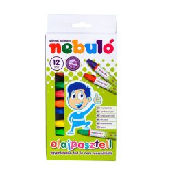 Kréta olajpasztell készlet, Nebulo, 12 klf. szín