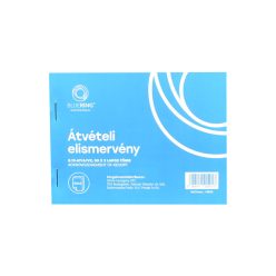   Átvételi elismervény A6, 50x3lapos B.13-67/A/VX Bluering®