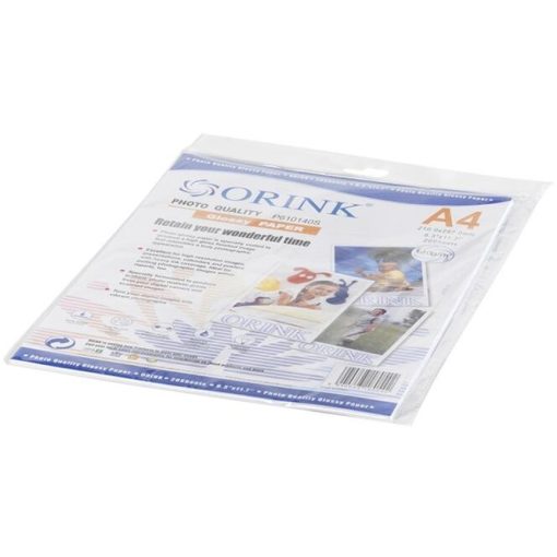 Fotópapír Pp A4, S 140g. 20lap fényes Orink (P610140S20)