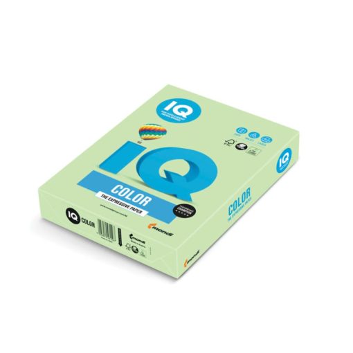 Másolópapír, színes, A4, 160g. IQ Color MG28 250ív/csomag, pasztel almazöld