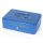 Pénzkazetta fém 20x8,5x16 cm közepes Bluering® kék