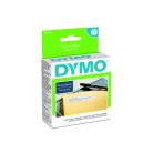Etikett Dymo LW nyomtatóhoz 25x54mm 500 db etikett/doboz Original fehér