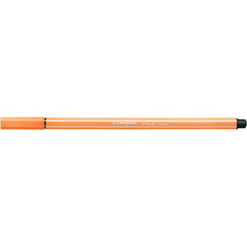 Rostirón, filctoll 1mm, M STABILO Pen 68 neon narancssárga
