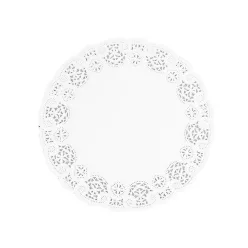 Tortacsipke kerek átmérő: 36 cm 100 db/csomag fehér