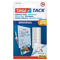   Ragasztópont kétoldalas, hatszögletű, 12mm, átlátszó 72 db/csomag, Tesa