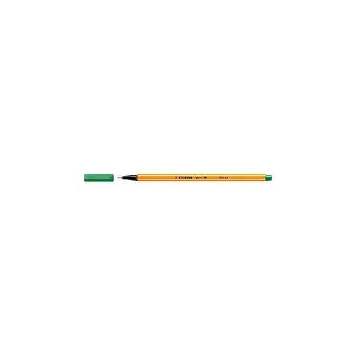 Tűfilc, 0,4 mm, STABILO "Point 88", zöld