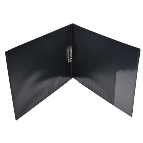 Villámzáras mappa A3, fekvő műanyag, Bluering®, fekete