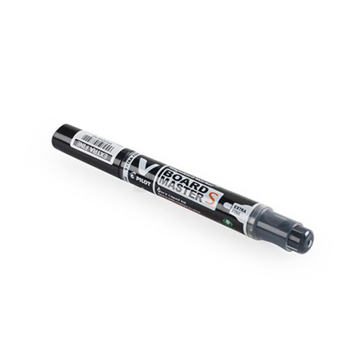Táblamarker 1,3mm, kerek hegyű, utántölthető Extra fine V-Board Pilot fekete
