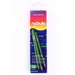 Színes ceruza, háromszög, Nebulo zöld