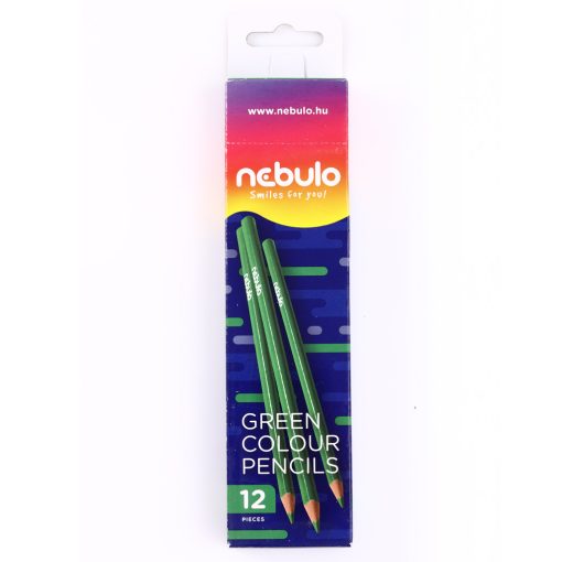 Színes ceruza, háromszög, Nebulo zöld
