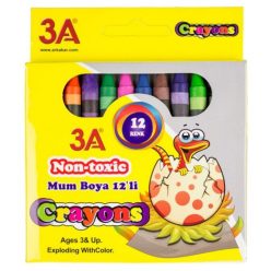 Zsírkréta készlet, 12klf. szín